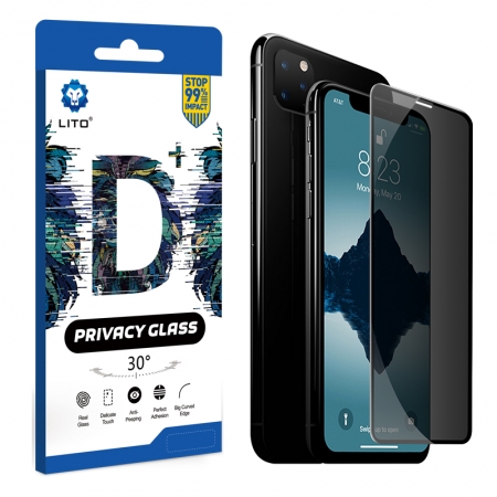 Apple Iphone X / XS volledig bedekte privacy Gehard glazen anti-spy schermbeschermer 