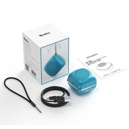 OneDer V16 Mini draagbare intelligente draadloze Bluetooth-luidspreker met ingebouwde microfoon 