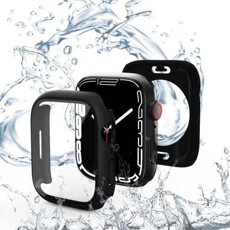 Groothandel IP68 waterdichte harde pc Apple Watch Case beschermhoes voor iwatch 41mm 45mm
 