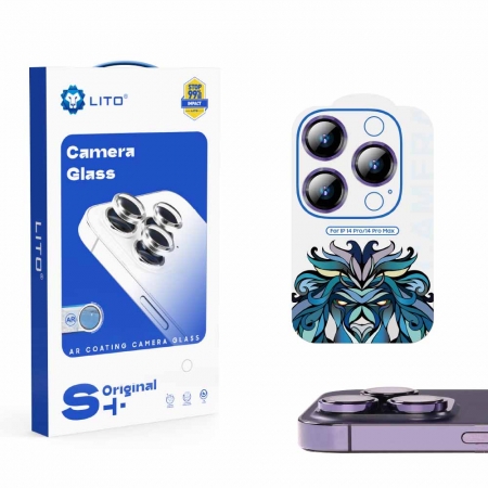 Lito S+ Nieuwste hoogwaardige metalen cameralensglas voor iPhone 13 