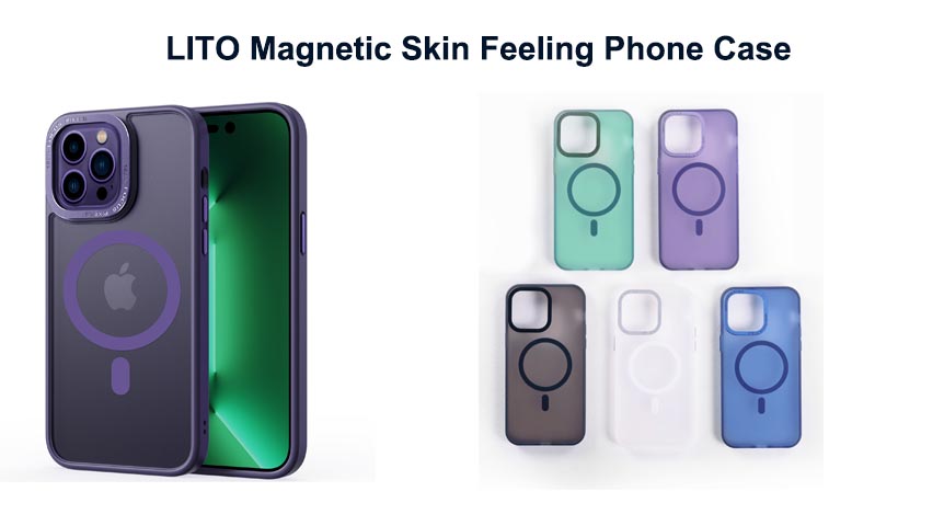 LITO magnetisch huidgevoel telefoonhoesje voor iPhone