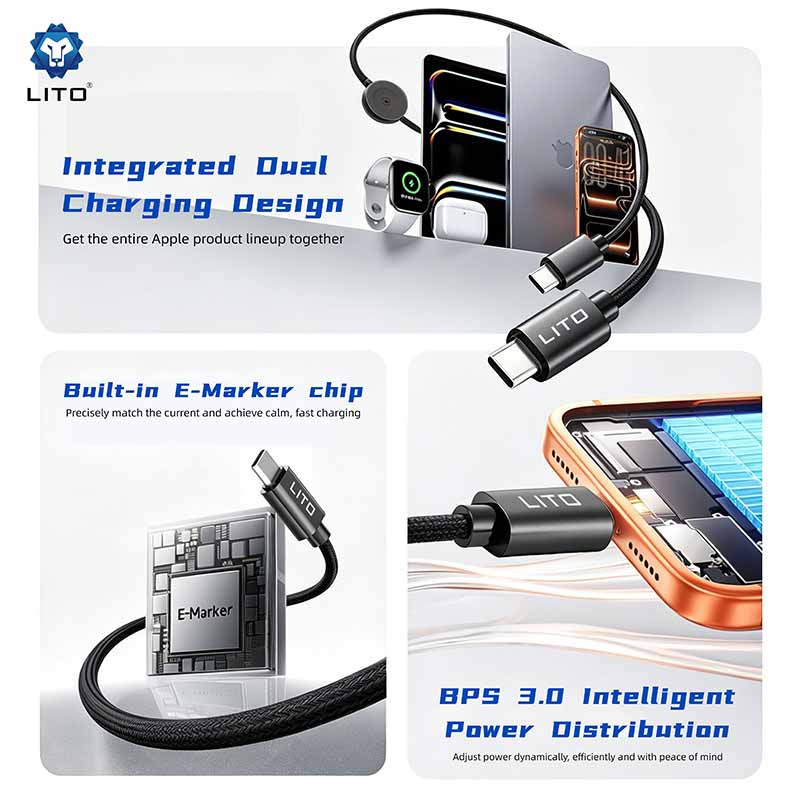 100W USB-C charging cable