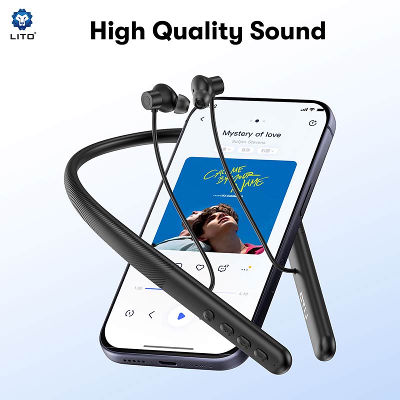 Wireless Neckband Headphones