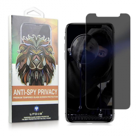 IPhone X Anti Spy Privacy Gehard Glas Screen Protector Film 