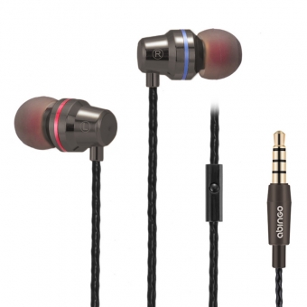 In-ear hoofdtelefoon oordopjes stereo oortelefoons met microfoon voor smartphones