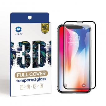 Iphone xs volledige dekking screen protector appel gehard glas bescherming film