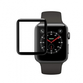 Apple watch serie 4 40mm / 44mm 3d volledig gepolijste gehard glas screen protector voor 40mm