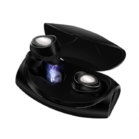 Echte draadloze Bluetooth 5.0-koptelefoon Stereo geluid in-ear-oordopjes met draagbare oplaaddoos 