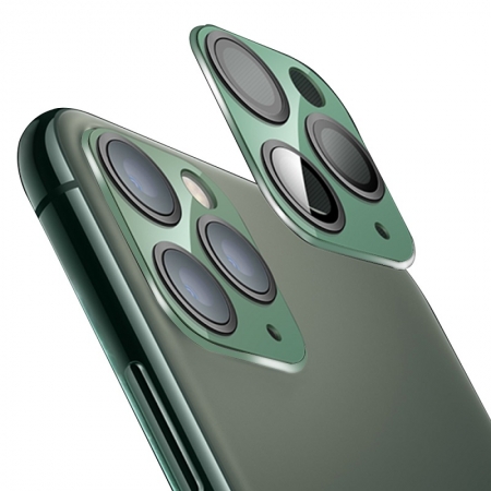 LITO S + 3D Volledige dekking Hoogwaardige titanium legering lensbeschermer voor iPhone 11Pro / Pro Max 