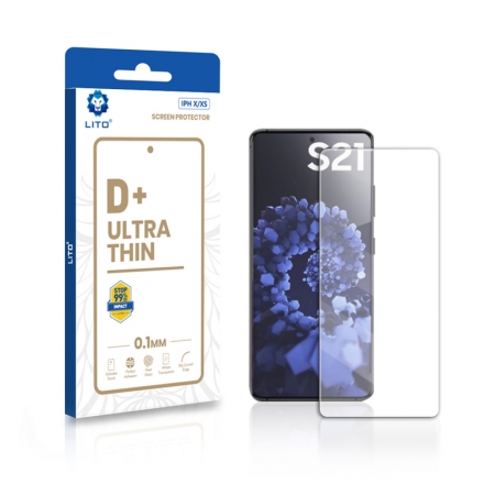  Lito D + 0.2mm Ultra Thin Samsung Galaxy S21 getemperde glazen schermbeschermer 