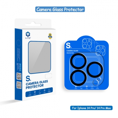 3D Full Cover HD Gehard Glas Camera Lens Protector Voor iPhone 14 Ondersteuning Nachtopname
 