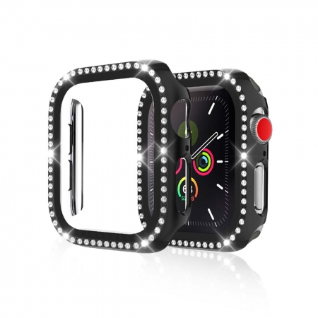 
     Lito Diamond horlogekast ingebouwd gehard glas voor Apple Watch
     