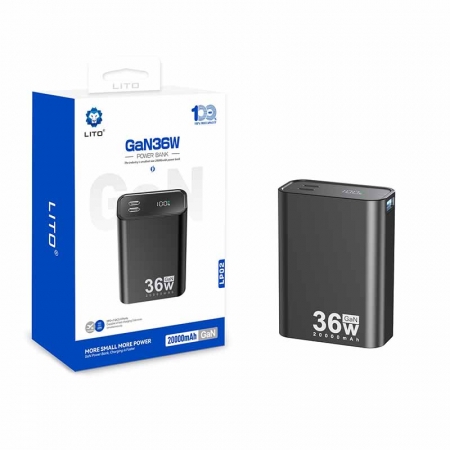 LITO LP02 20000mAh magnetische draadloze powerbank 