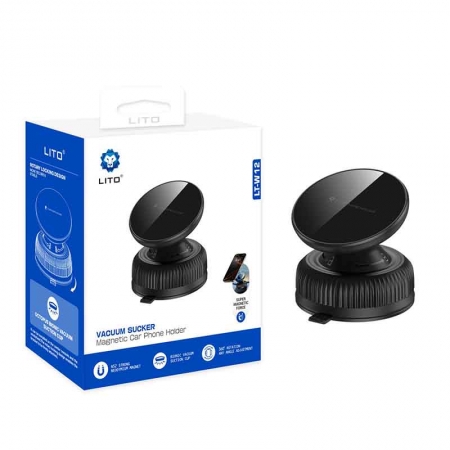 LT-W12 360° vacuüm magnetische telefoonhouder 