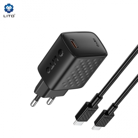 LITO LC13 GaN 20W snellader met USB-C-poort 