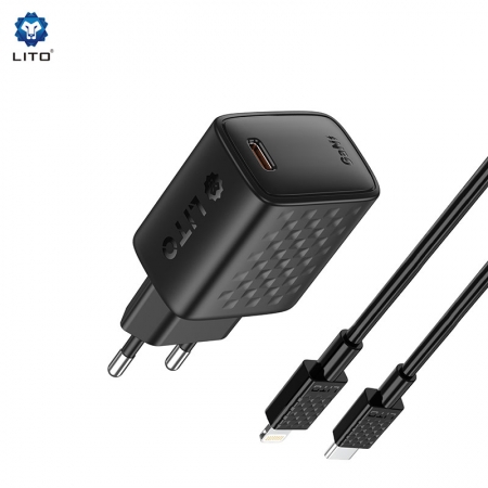LITO LC13 GaN 20W snellader met USB-C-poort 
