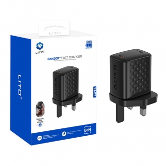 LITO 20W GaN-oplader