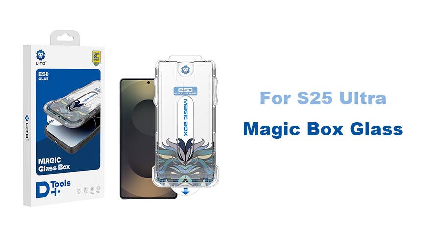Lito Magic Box 0,25 mm gehard glazen schermbeschermer voor Samsung S25 Ultra