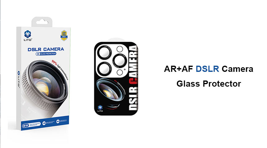 LITO DSLR Titanium Camera Glasbeschermer voor iPhone