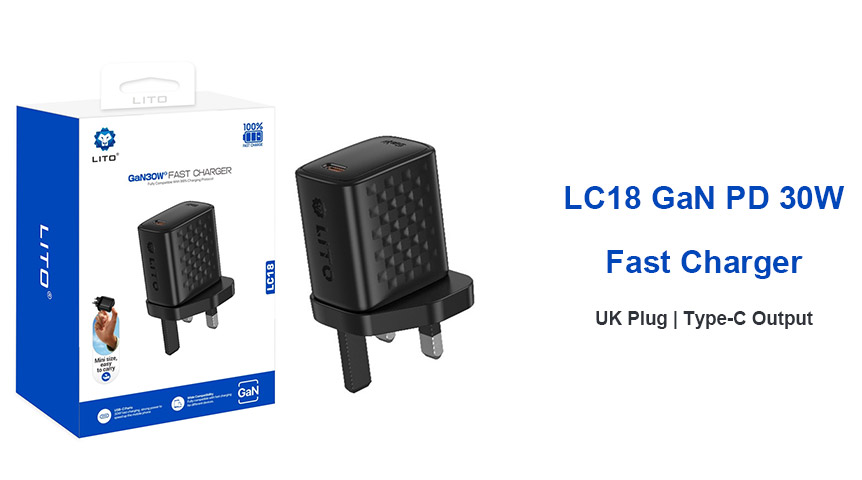 Voorkom oververhitting van je accu! LITO 30W GaN met ActiveShield-technologie