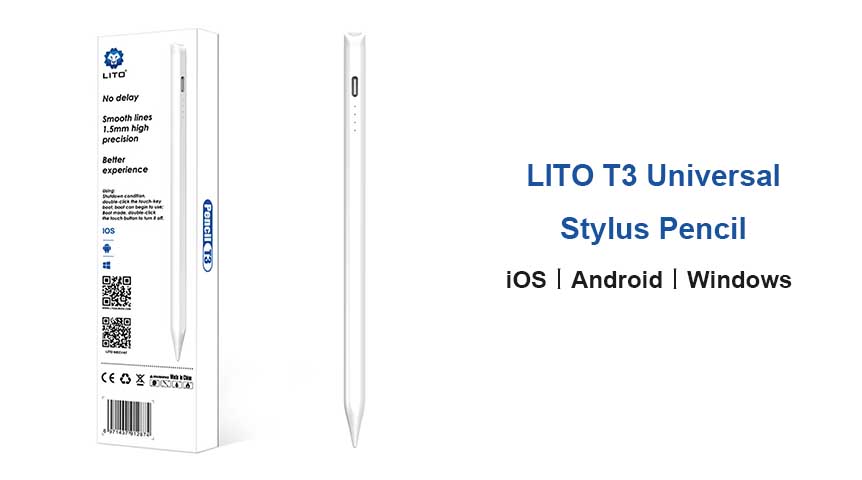 Ontgrendel creativiteit met de LITO T3 universele styluspen
