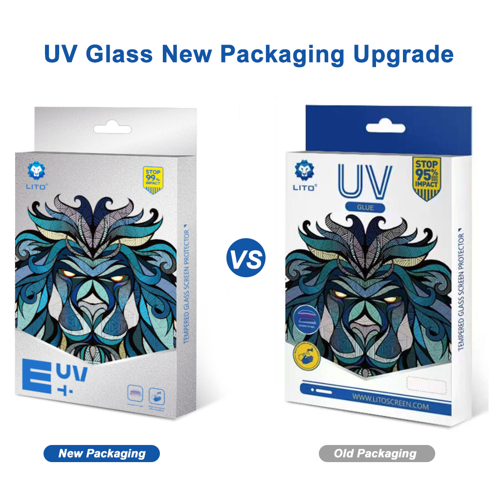 Lito's UV Tempered Glass Screenprotector schittert met een nieuwe look