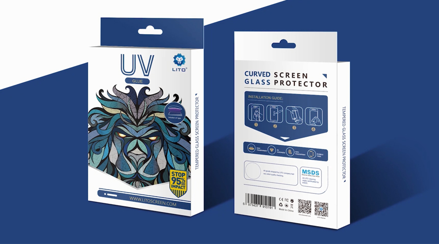 LITO UV-licht Vloeibare lijm Gehard glas