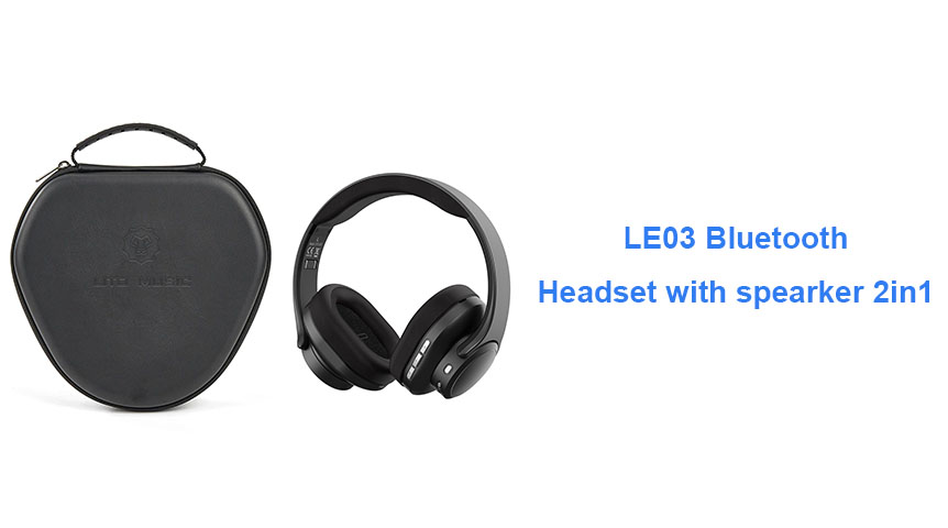 Lito Le03 Bluetooth Headset met snaar 2-in-1