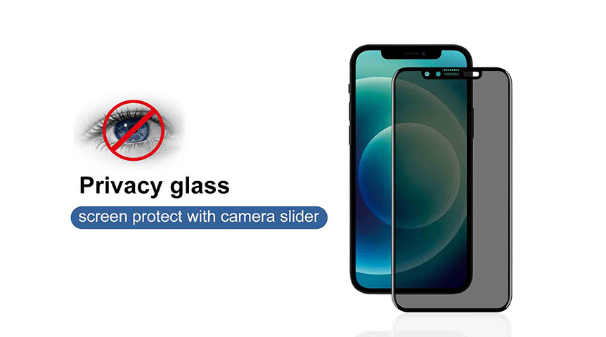 's werelds eerste en enige dubbele privacy glas screenprotector