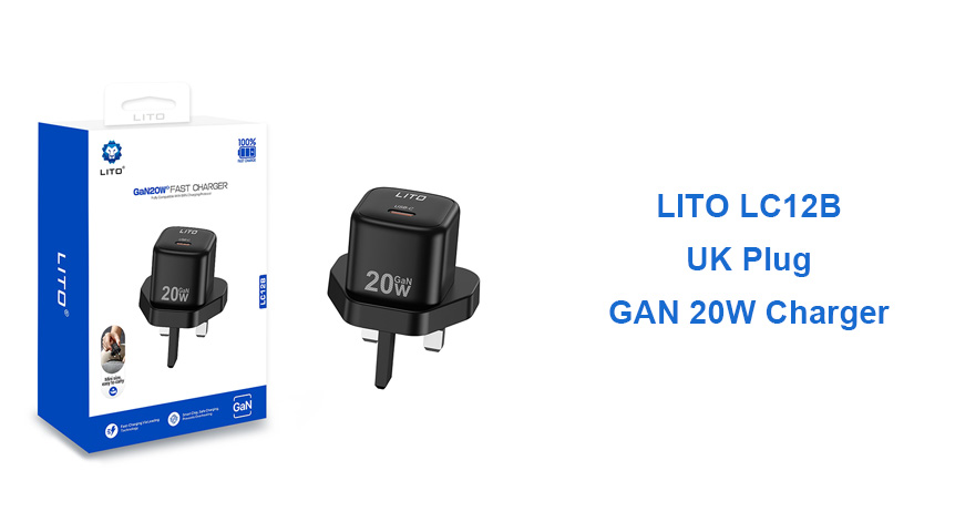 Klein maar krachtig? LITO LC12 GaN 20W UK-oplader