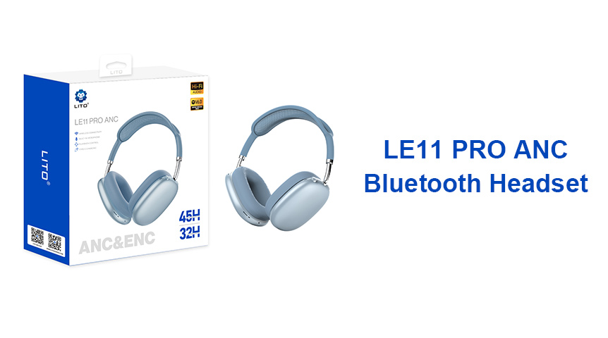 Geef je afspeellijsten meer power met de LE11 PRO ANC Bluetooth Headset