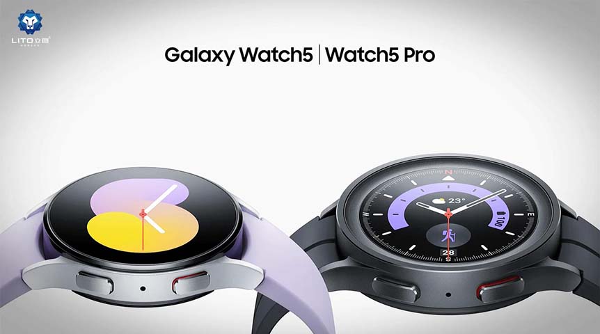 Samsung Galaxy Watch 5 beschermhoes maakt het een pc-hoes met 0,33 mm helder glas samen.

