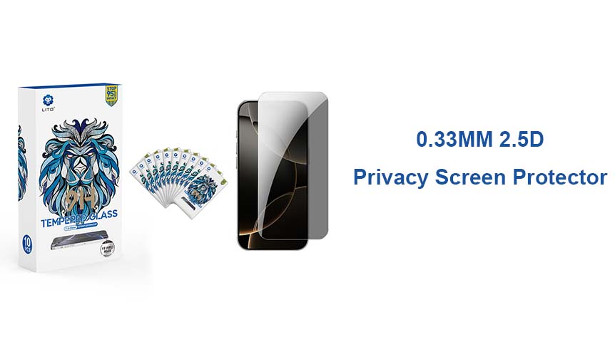 LITO 0,3 mm 2,5D privacyglas schermbeschermer