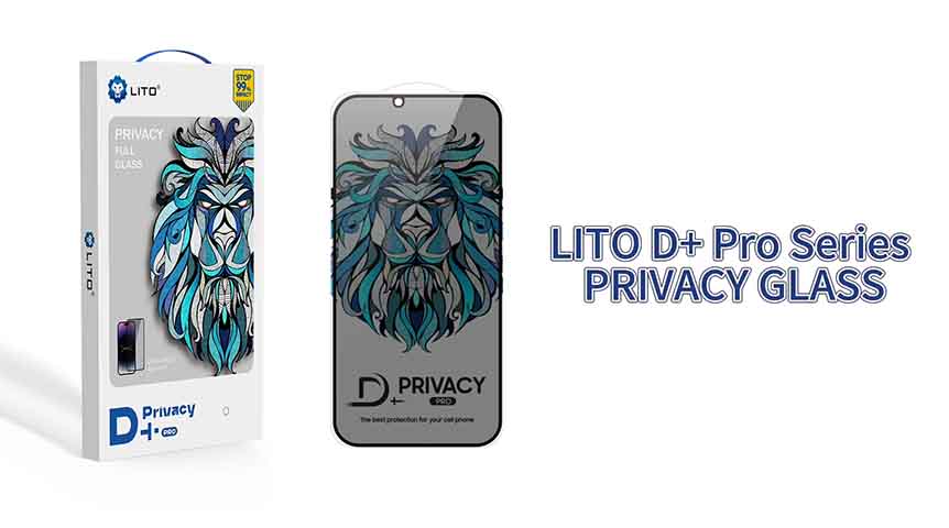 Bescherm uw privacy met de Lito D+ Pro privacy-screenprotector