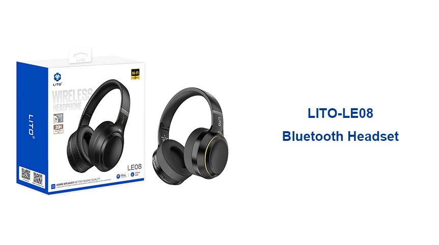 LITO-LE08 Comfort gecombineerd met hifi-geluid in een Bluetooth-headset