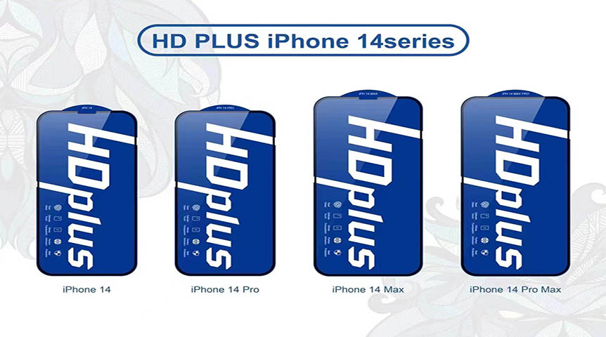 NIEUWSTE schermbeschermers -- HD PLUS volledig dekkend glas met 25in1 pakket.
