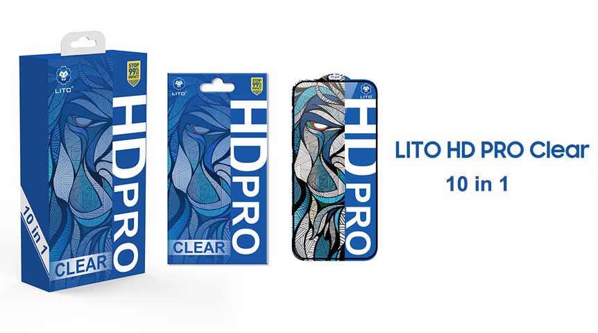 LITO HD Pro Full Cover gehard glazen schermbeschermer