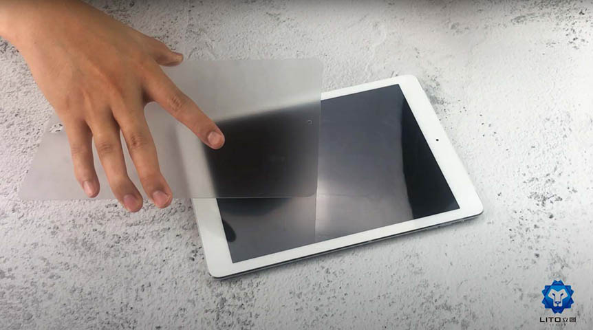 Anti-glare gehard glazen schermbeschermer voor iPad

