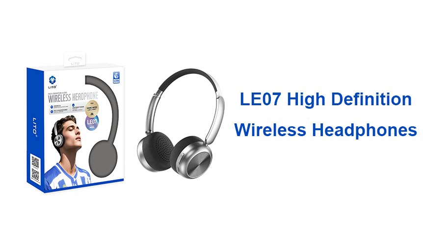 LITO LE07 High Definition Audio Draadloze Bluetooth-hoofdtelefoon