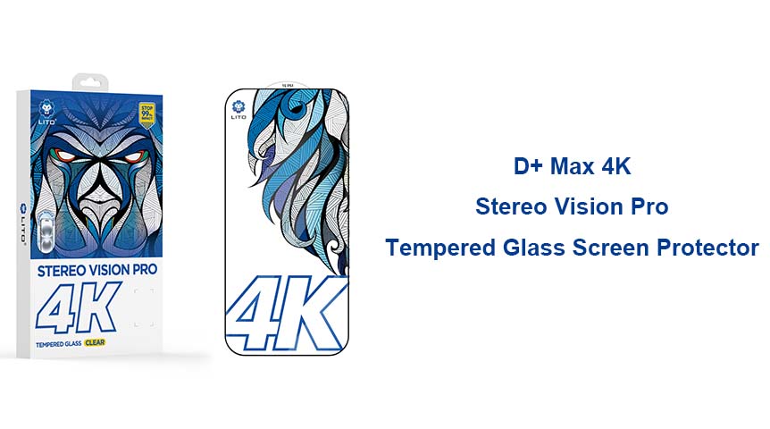 LITO D+ Max 4K Stereo Vision Pro Heldere Full Glass Screenprotector